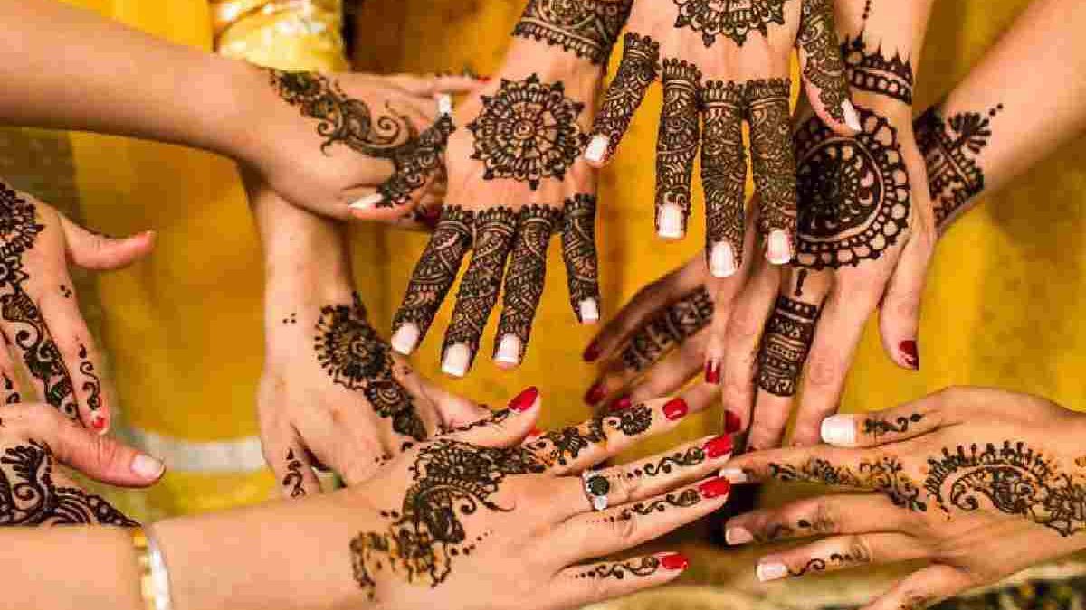 Simple Mehndi Designs For Girls Front Hand