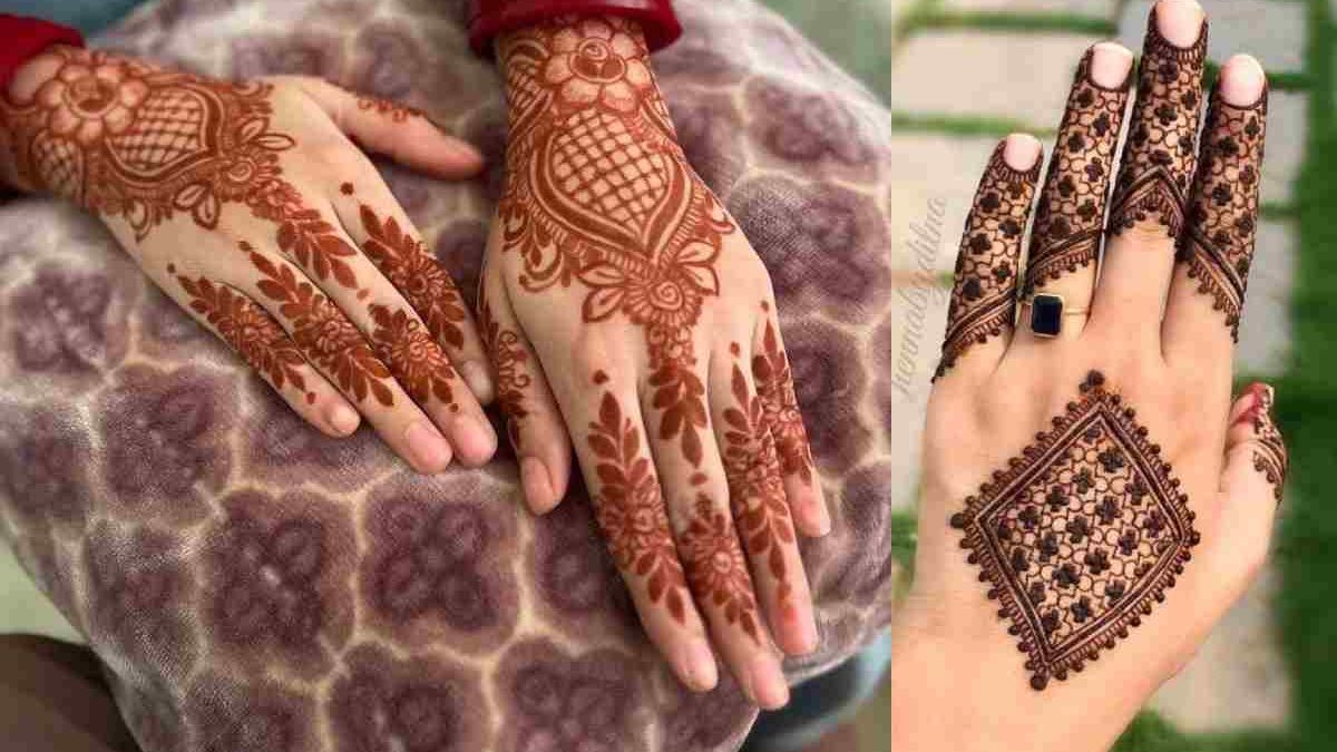 Stylish Stylish Back Hand Mehndi Design